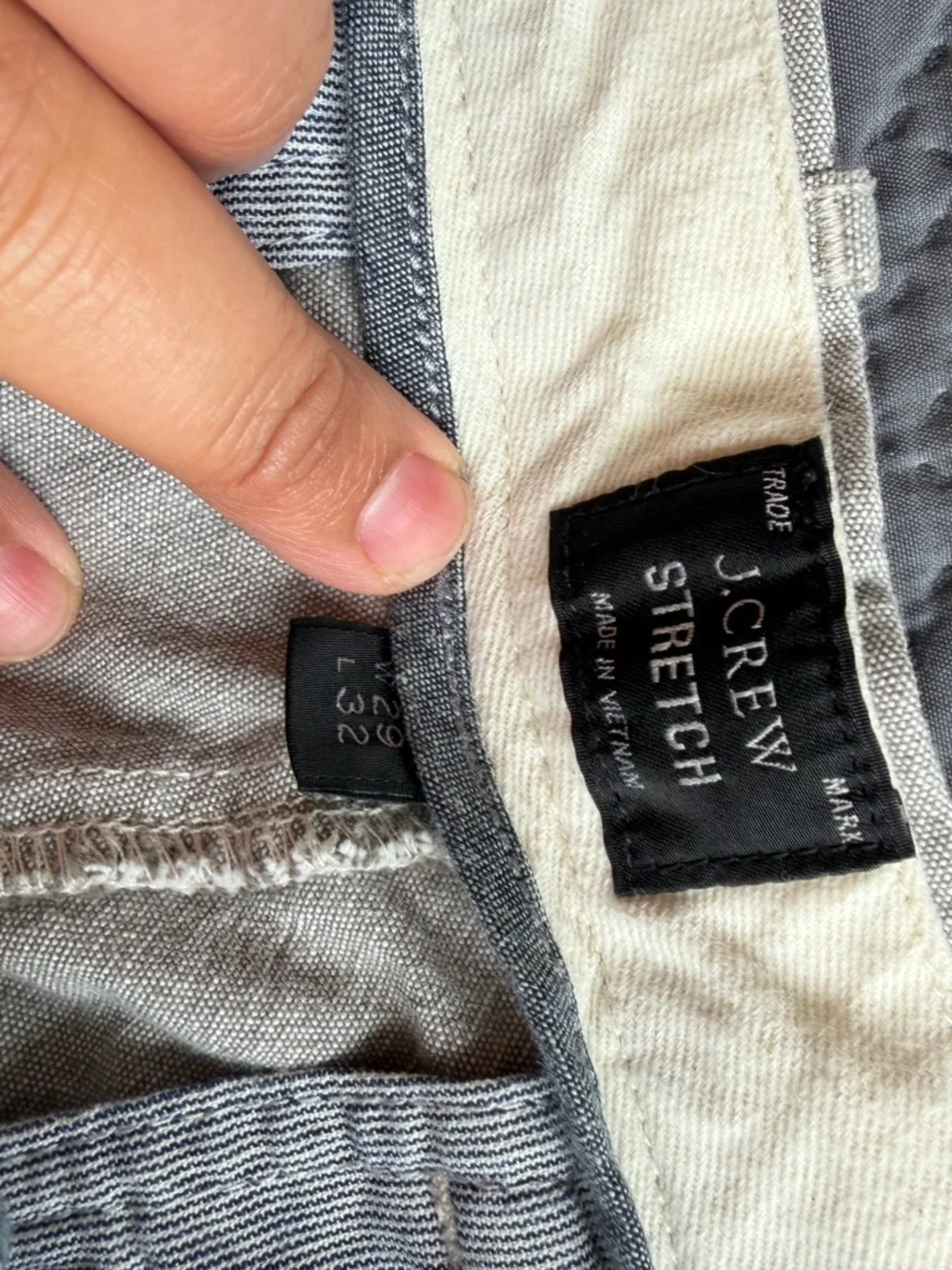 J. Crew‎ Gray Stretch 484 Slim Chinos Size 29